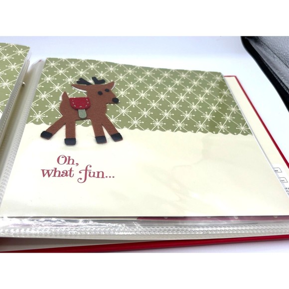 Hallmark Instant Scrapbook Christmas 20 Designed Embellished Pages Album New - Picture 9 of 16